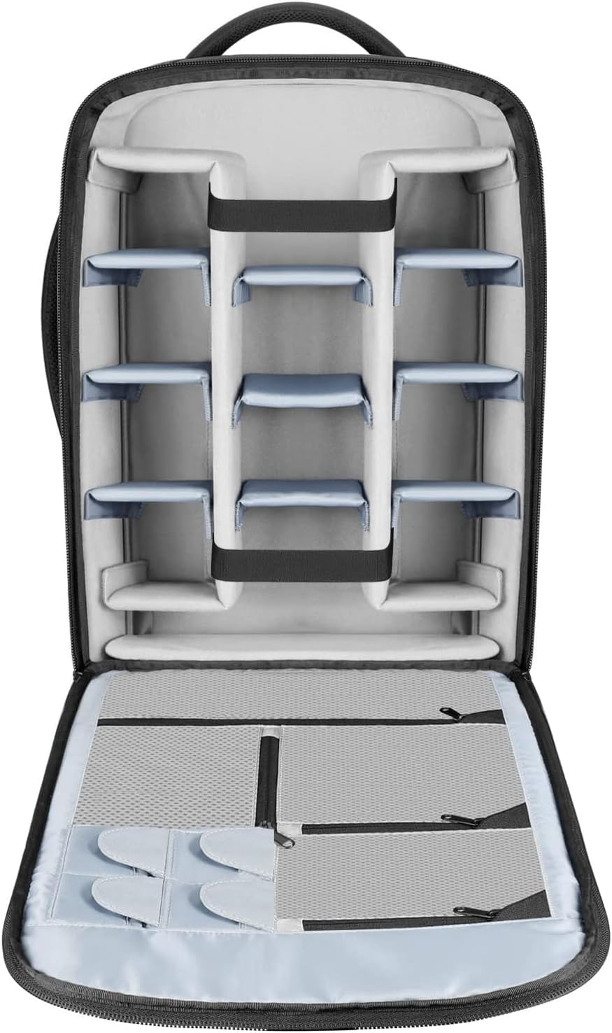 Neewer Convertible Rolling Camera Backpack for SLR/DSLR Cameras and Accessories (NW3300) –Black