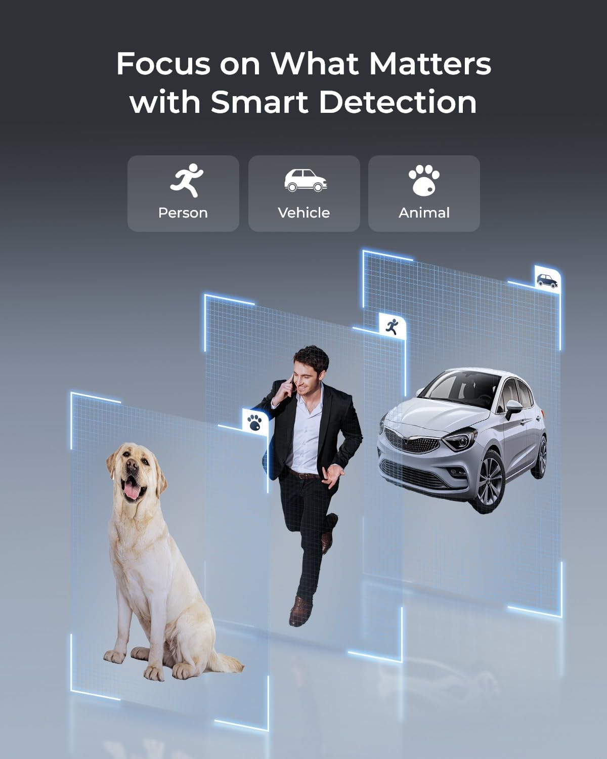 Reolink 5MP 8CH Home Security Camera System, 4pcs 5MP IK10 Vandalproof PoE Cams Wired Outdoor, 130° Ultra Wide Angle, Color Night Vision, Smart AI Detection, 2-Way Talk, 8CH NVR 2TB HDD, RLK8-500V4
