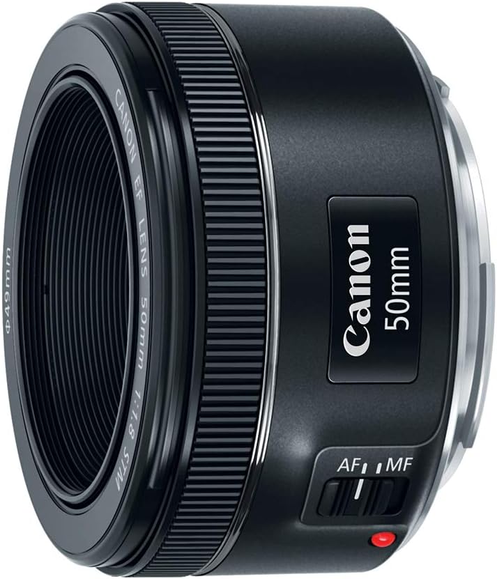 Canon EF 50mm f/1.8 STM Lens, Black