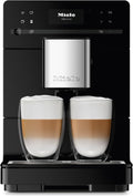 Miele CM 5310 Silence Automatic Coffee Maker - With OneTouch for Two, AromaticSystem, Individual Profile Settings, and Cleaning Programs, in Obsidian Black
