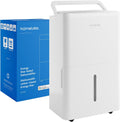 hOmeLabs Dehumidifier 4,500 Sq Ft Wi-Fi (32 Pint MAX 80 Pint at 95°F, 90% RH) for Advanced Humidity & Moisture Control, Quiet, Efficient, Auto Shut-off, Ideal for Home, Basement, Office