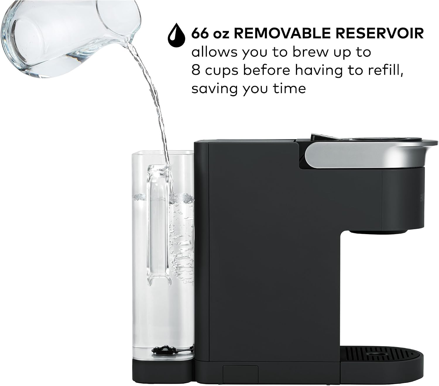 Keurig K-Supreme SMART Coffee Maker, MultiStream Technology, Brews 6-12oz Cup Sizes, Black