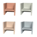 Children's Factory 3-in-1 Cube Chair for Kids, Flexible Seating Classroom Furniture,Polyethylene, 4-Pack, Elements Colorway