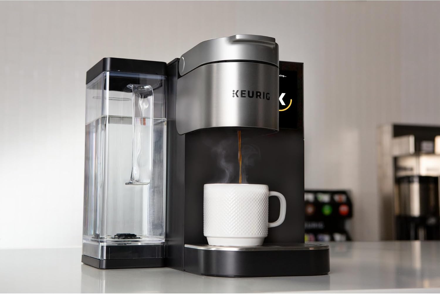 Keurig K-2550 Medium Business Single Serve Coffee Maker, 110 oz Water Reservoir, Silver/Black