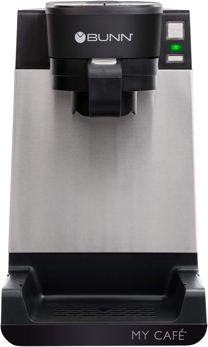BUNN MCU My Cafe Single Cup Multi Use Coffee Brewer (Black/SST)