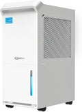 5,000 Sq.Ft Energy Star Dehumidifier, Vellgoo Max 100 Pint/D Smart Compressor Dehumidifier for Basement with Drain Hose, for Home,Large Rooms