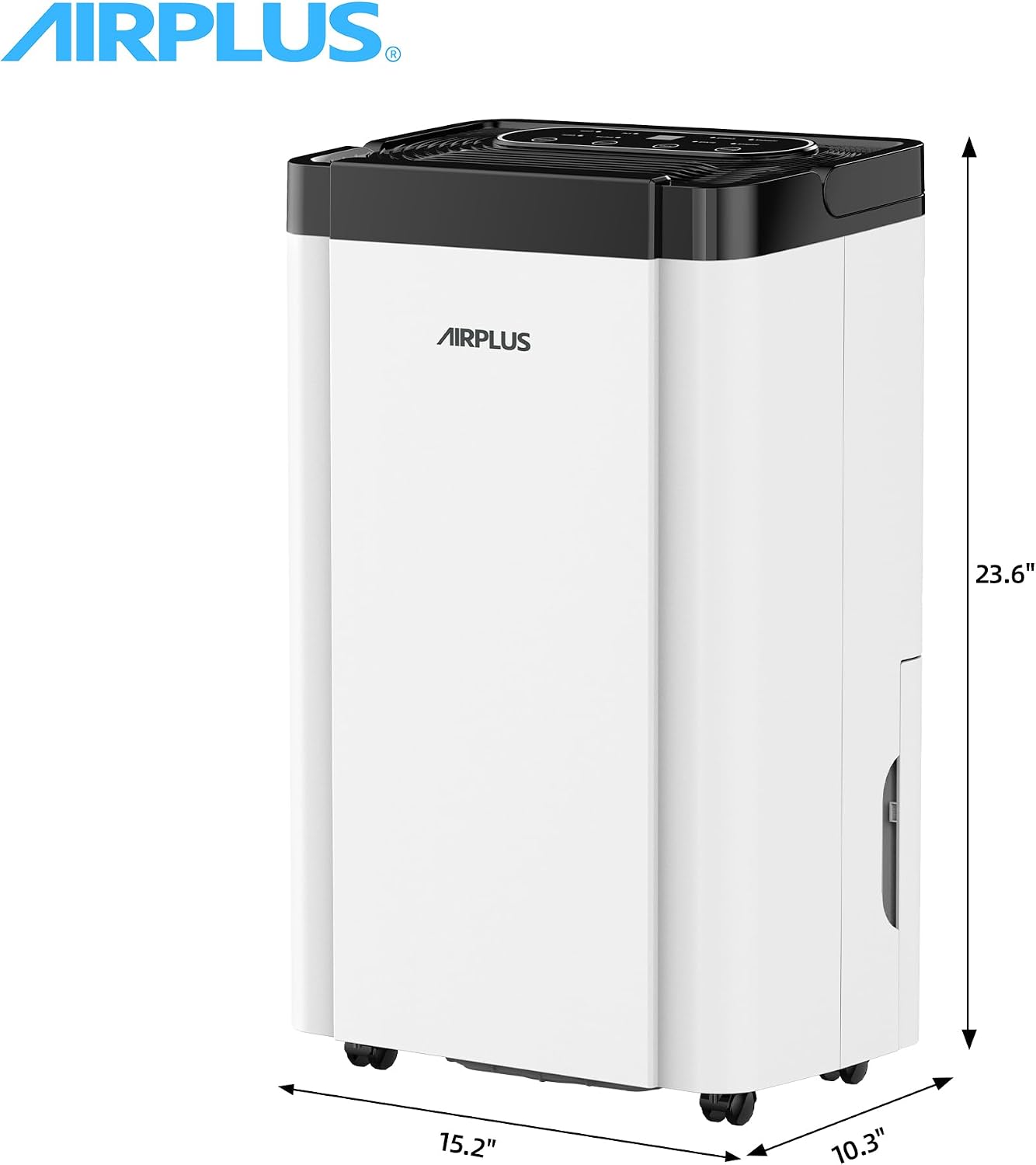AIRPLUS 5000 Sq. Ft Dehumidifier for Home and Basement, 80 Pint Portable Dehumidifiers with Drain Hose for Large Room, Quiet Sleep Mode Dehumidifier for Bedroom, RV De humidifier for Inside Camper