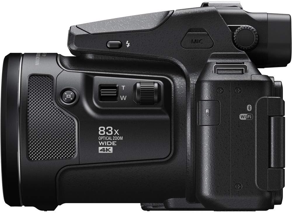 NIkon COOLPIX P950 Superzoom Digital Camera | 83x Optical Zoom with Image Stabilization 16 MP 4K Ultra HD Video Wi-Fi Connectivity RAW Format and Rotating LCD Screen (Black)