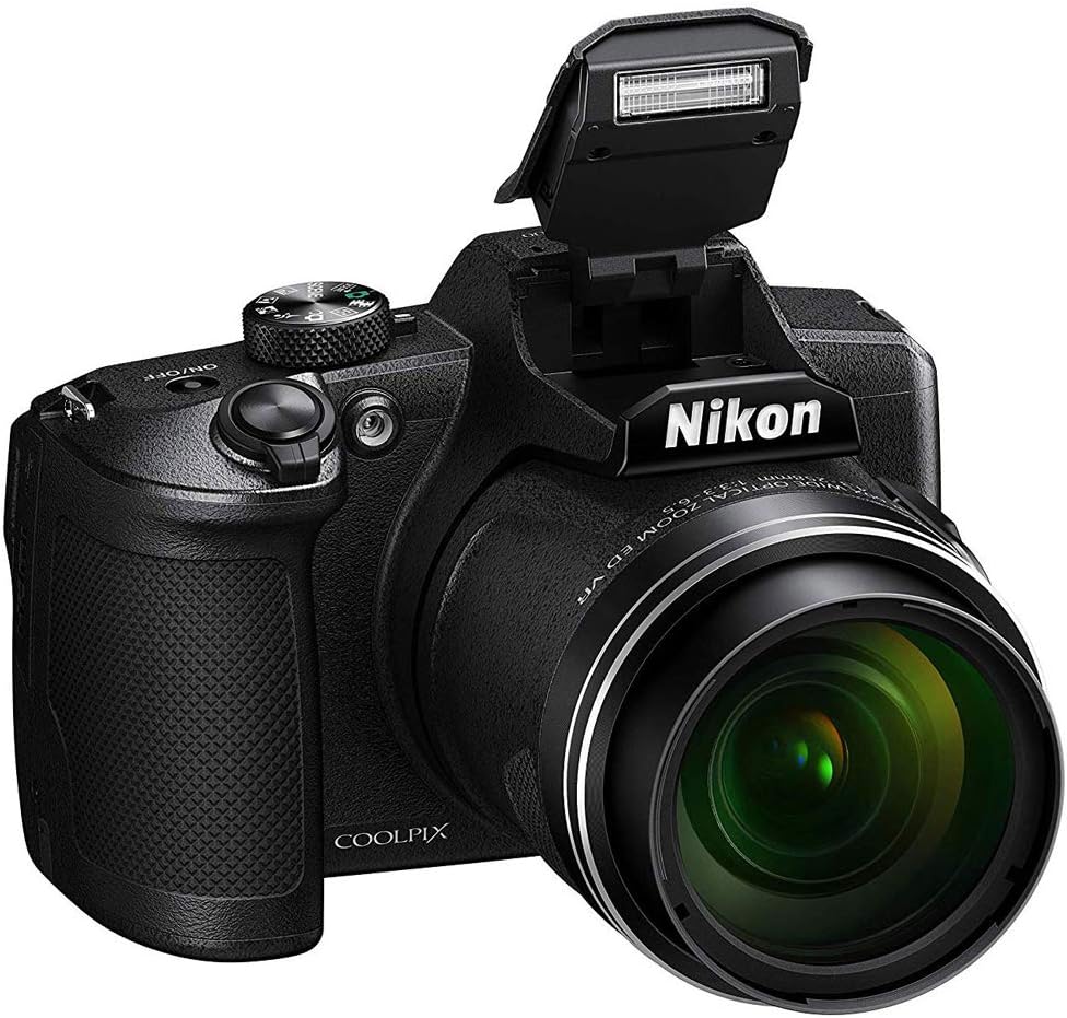 Nikon 26528B COOLPIX B600 16MP 60x Optical Zoom Digital Camera w/Built-in Wi-Fi - Black - (Renewed)