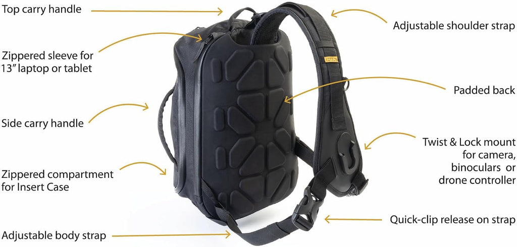Cotton Carrier Twist & Lock Hyker Slingbag For Camera (923-HYKER-CAM)