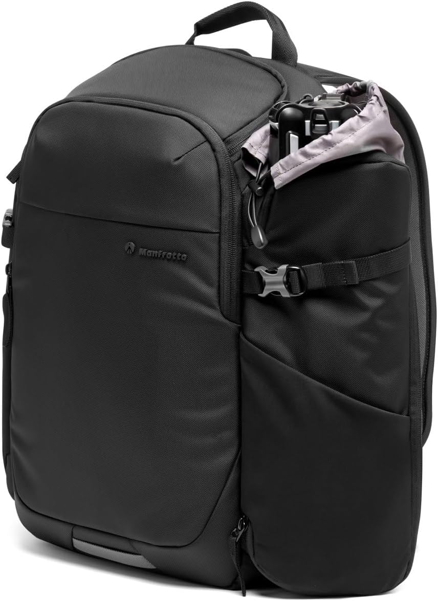 Manfrotto Advanced Befree III Professional Photography Backpack for Camera and Laptop, Bag for Reflex/Mirrorless Camera with Lenses, with Interchangeable Padded Dividers and Tripod Attachment