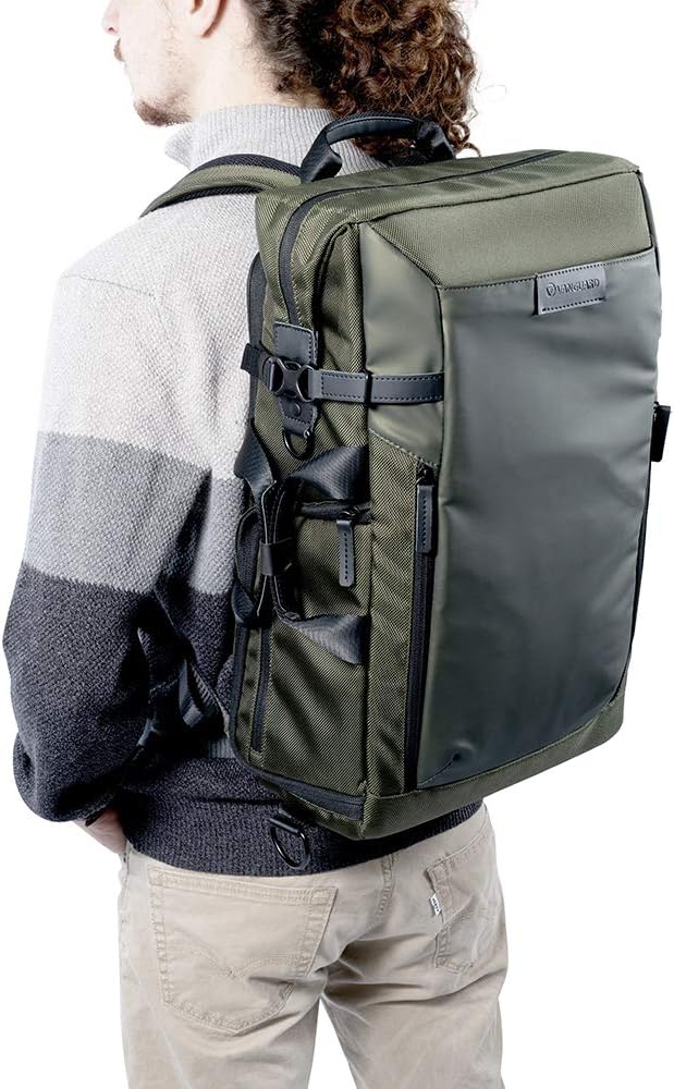 VANGUARD VEO SELECT49 GR Backpack/Shoulder Bag for DSLR, Mirrorless/CSC Camera or Drone, Green