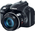 Canon PowerShot SX50 HS 12MP Digital Camera with 2.8-Inch LCD (Black) (Renewed)