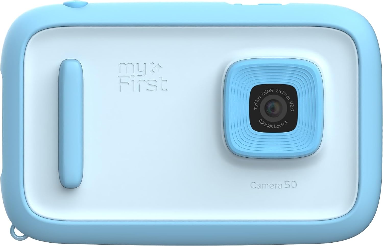 myFirst Camera 50 AI Camera for Kids, 20MP Dual Lens, 1080P Video, Kids Digital Camera with Selfie Light, AI Editor, Safe Sharing, Video Diary, 16GB, Gift for Boys Girls Age 4-15