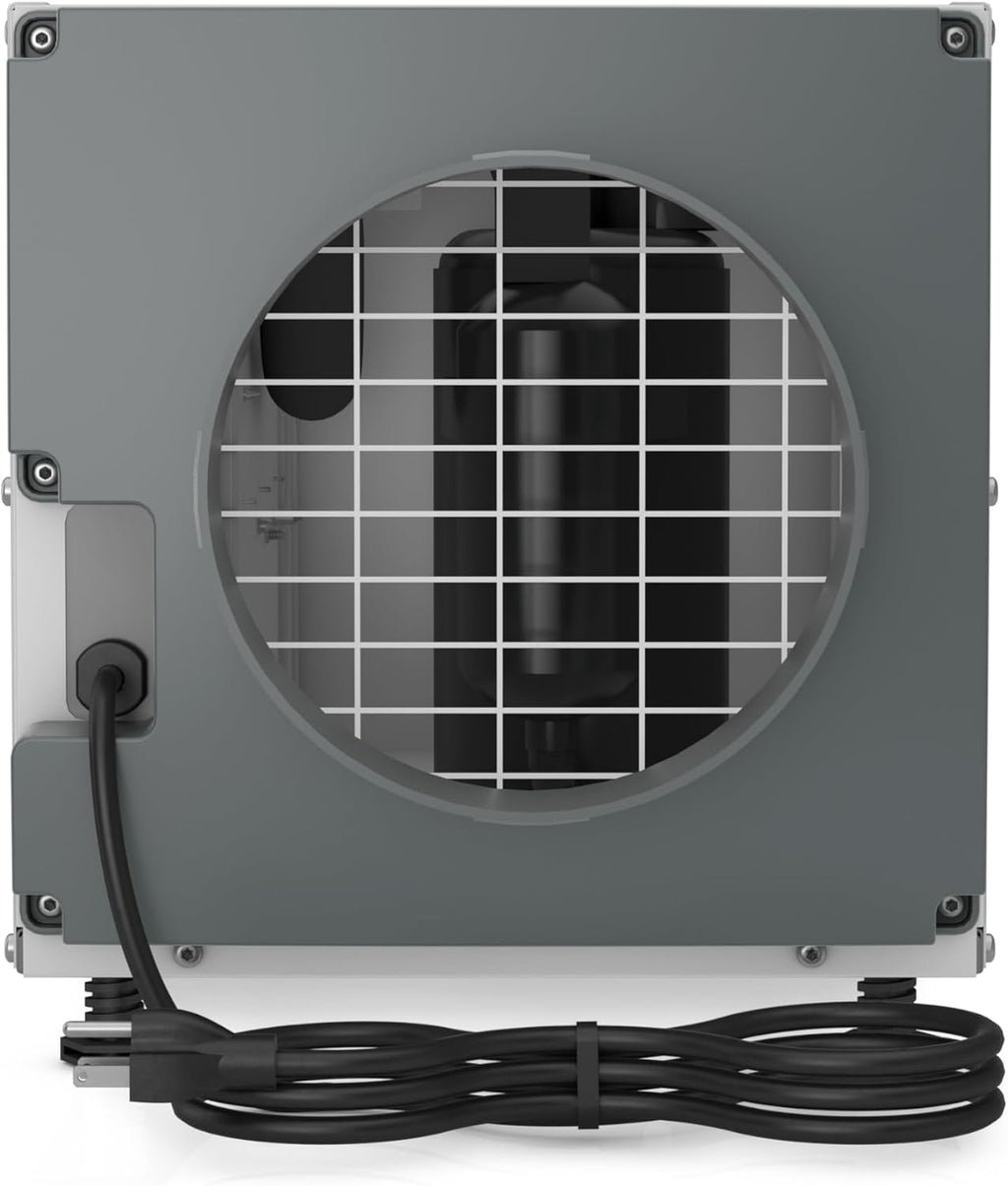 AprilAire E070 Crawl Space Dehumidifier for Basement & Crawlspace – 70-Pint High-Capacity Commercial Dehumidifier for Homes Up to 2,200 Sq. Ft. with Pump, Drain Hose, & Hanging Kit for DIY Install