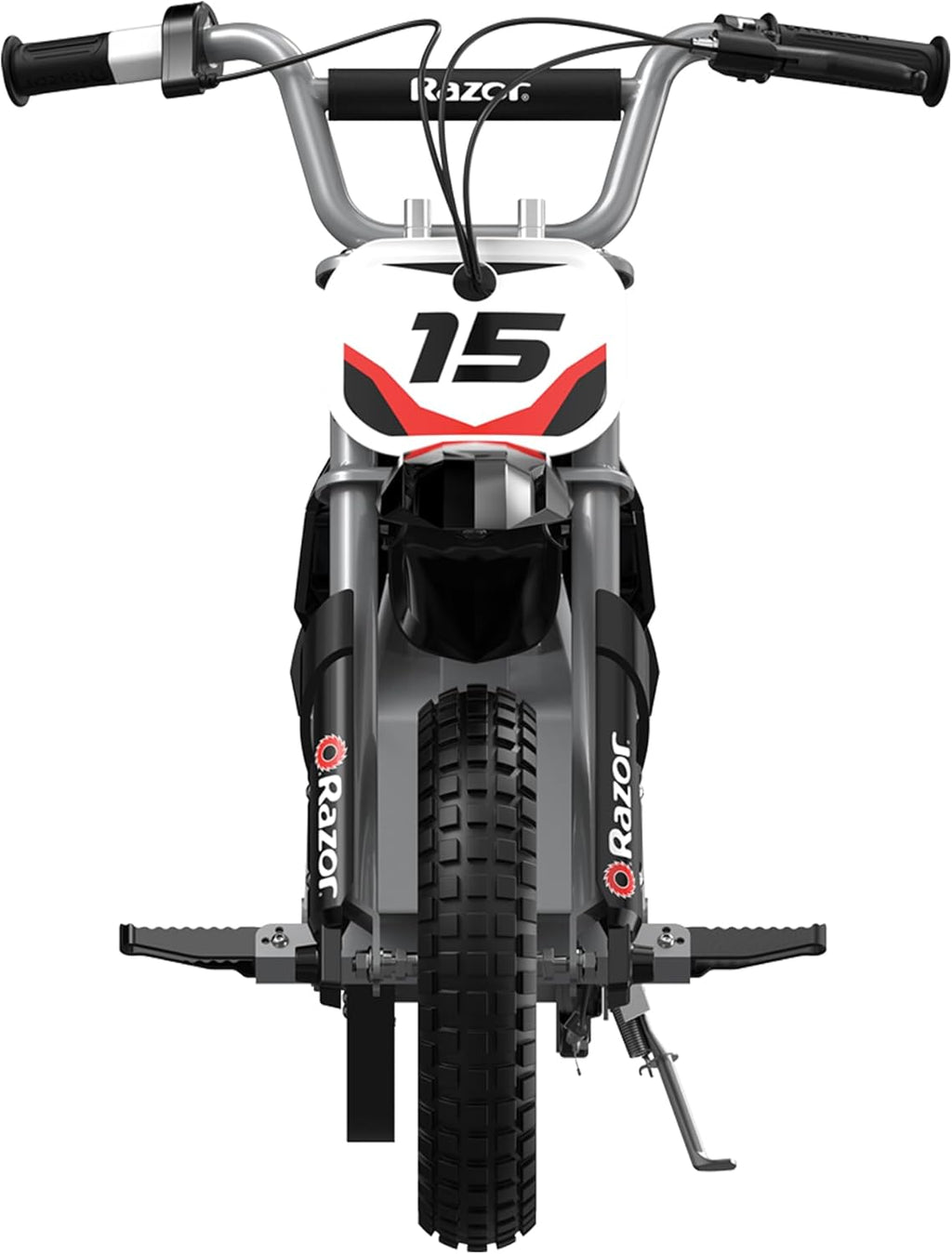 Razor MX400 Dirt Rocket Electric Bike for Kids Ages 8+, 140 lb Max Weight, Black – 24V Battery, Up to 14 Mph, 30-Min Ride Time on High Speed, Twist-Grip Throttle, Spoked Wheels w/ 12' Pneumatic Tires