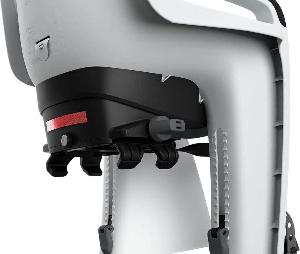 Thule RideAlong 2 Child Bike seat, 3-Point Harness, Childproof Buckle, Adjustable footrests, Machine Washable pad