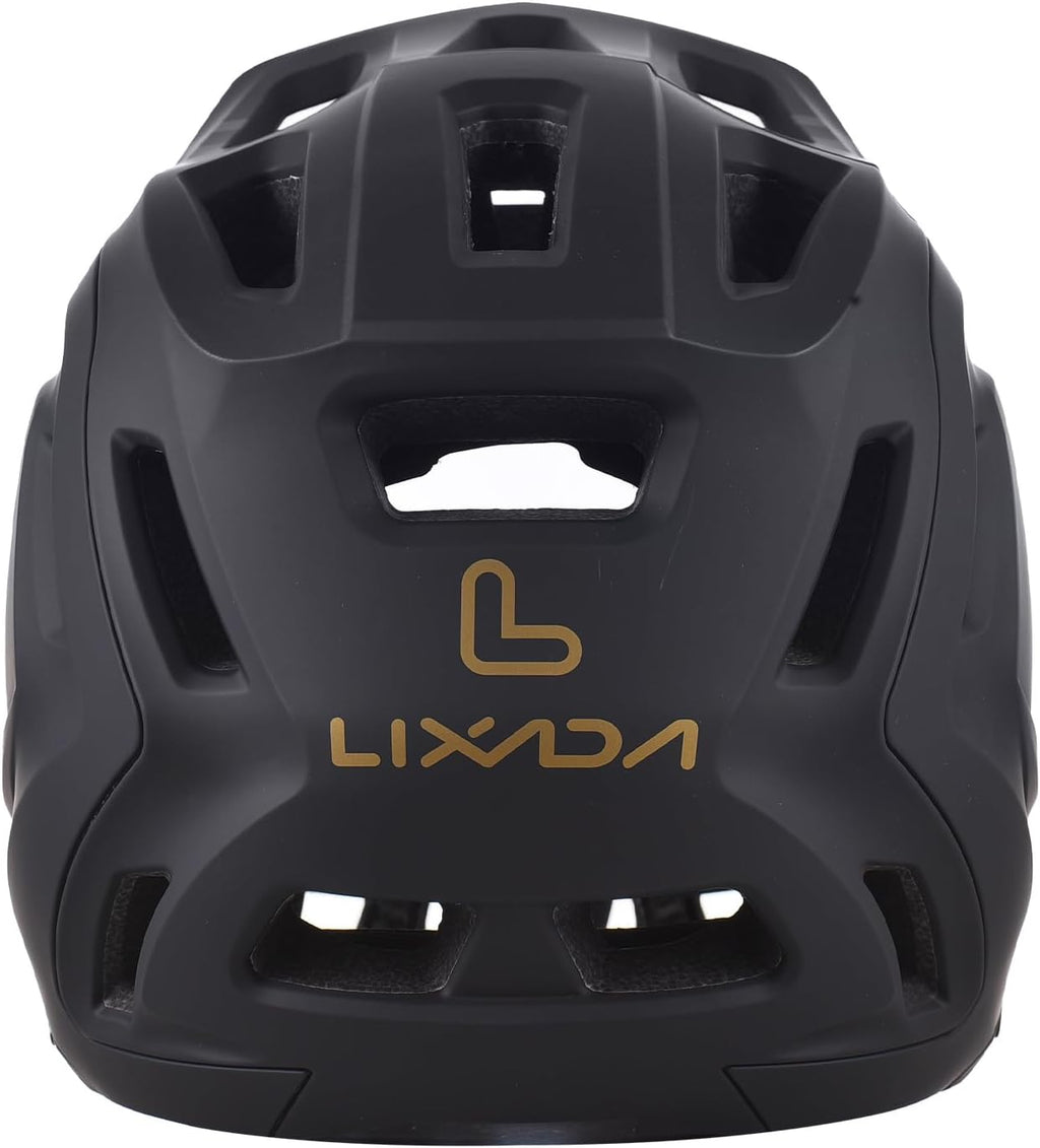 Lixada Adult Bike Helmet Full Face Mountain Bike Helmet Lightweight Bicycle Helmet Adult Cycling Helmet for Men Women 59-62CM