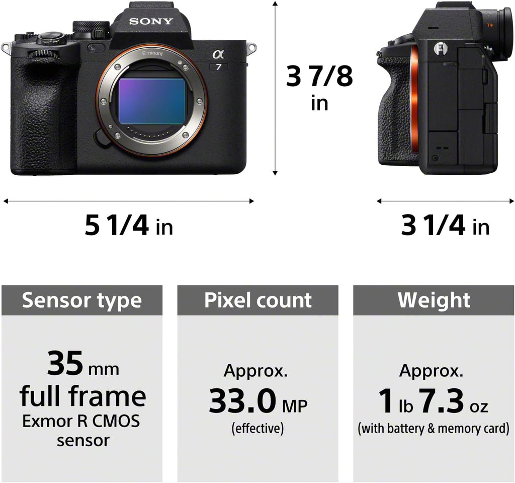 Sony Alpha 7 IV Full-Frame Mirrorless Interchangeable Lens Camera with 28-70mm Zoom Lens Kit