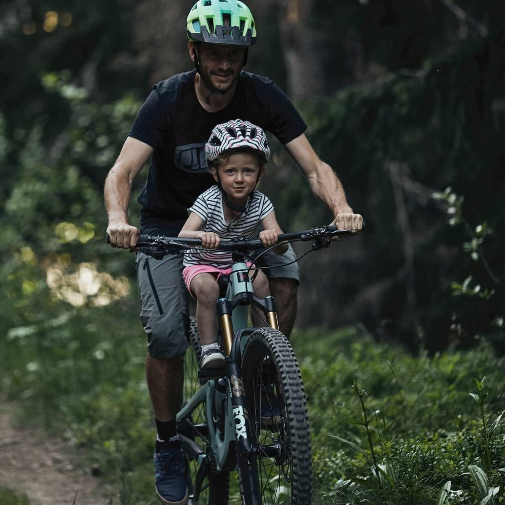 Kids Ride Shotgun - Child Bike Seats - Front Mounted, for Children Aged 2~5 Years, Fits Most Adult Modern Mountain Bikes, Adjustable for Comfort