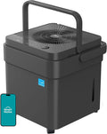 Midea Cube 35 Pint Dehumidifier for Basement and Rooms at Home for up to 3,500 Sq. Ft., Smart Control, Compatible with Alexa (Grey), Drain Hose Included