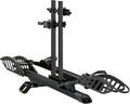 Young Electric Hitch 2-Bike Rack, 200 lbs Capacity E-Bike Carrier Platform Mount, Up to 5'' Fat Tire Bicyclefor 2'' Receiver Cars Trucks SUVs Minivans RV, Trailer
