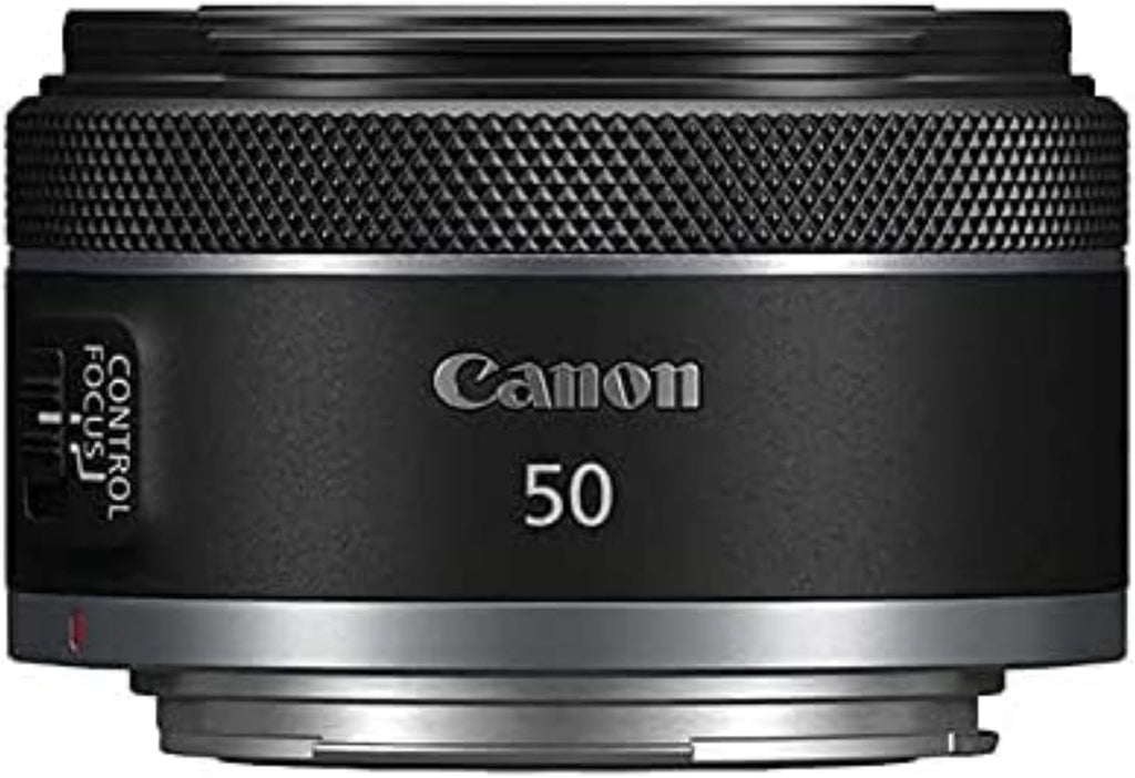 Canon RF50mm F1.8 STM Lens, Mirrorless Lens, Fixed Focal Length, Compatible with EOS R Series Mirrorless Cameras, Compact, Lightweight Design, Portraits, Landscapes, Photography, Black