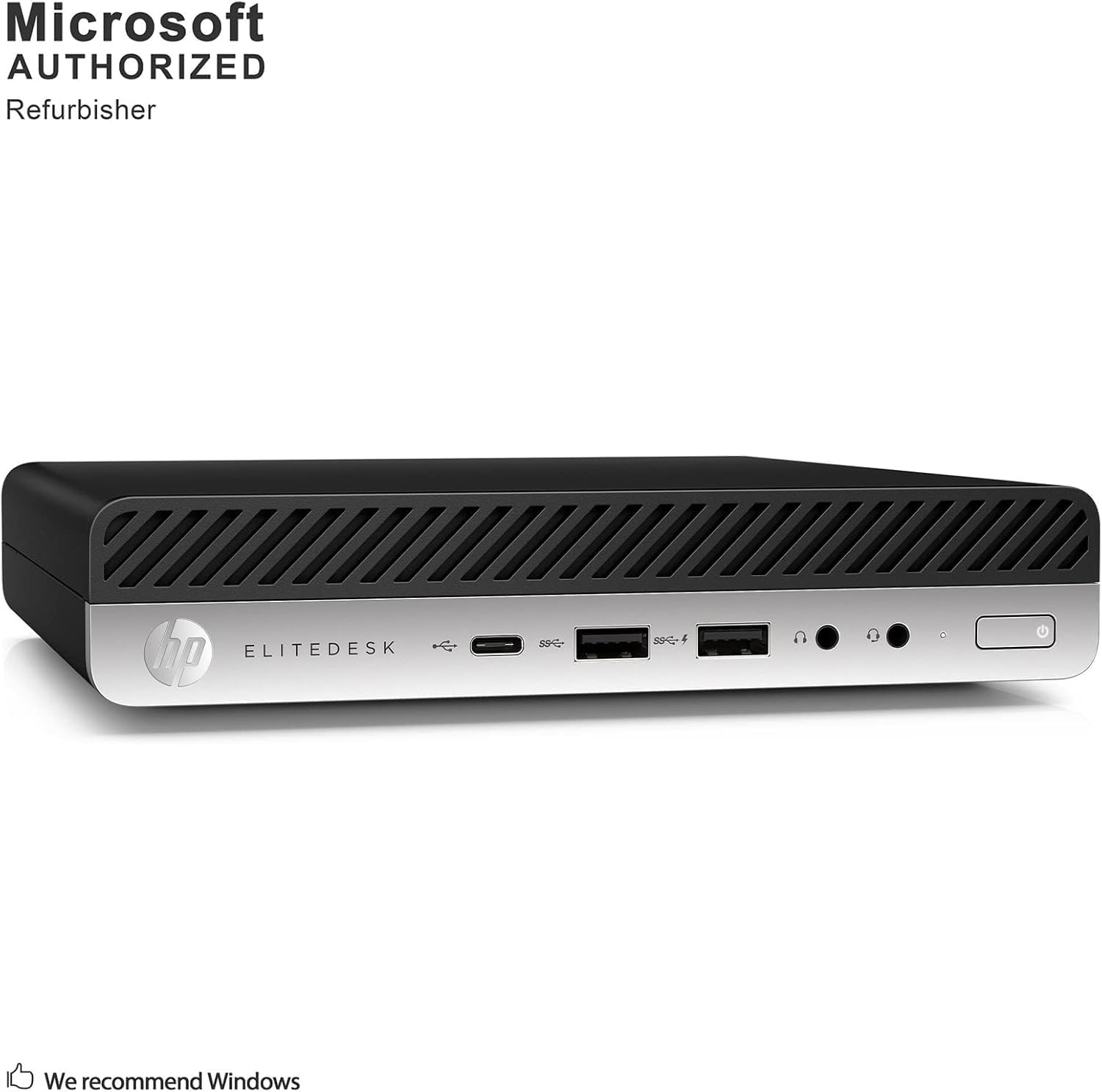 HP EliteDesk 800 G3 Mini Business Desktop PC Intel Quad-Core i5-6500T up to 3.1G,32G DDR4,240G SSD,VGA,DP Port,Windows 10 Professional 64 Bit-Multi-Language-English/Spanish (Renewed)