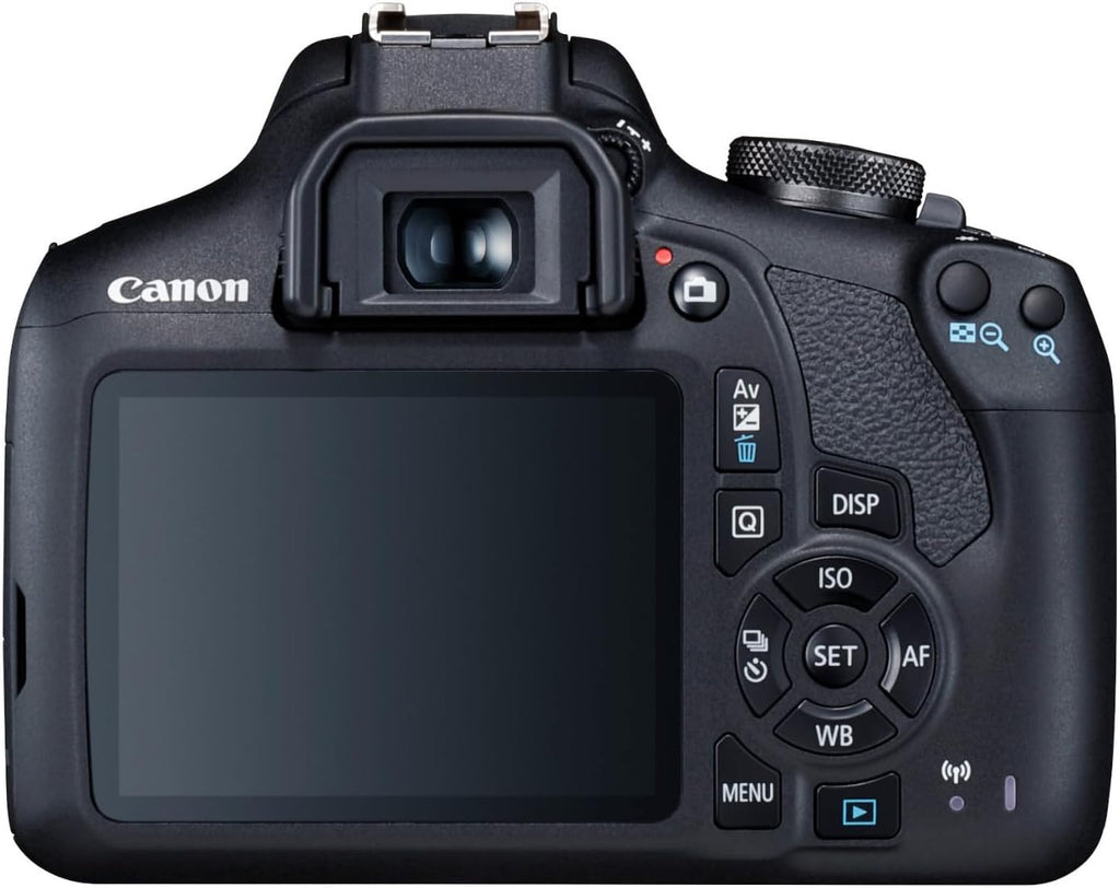 Canon EOS Rebel T7 DSLR Camera and EF-S 18-55mm is II Lens Kit Bundle with SD Card and Holster Camera Case and Accessories (3 Items)