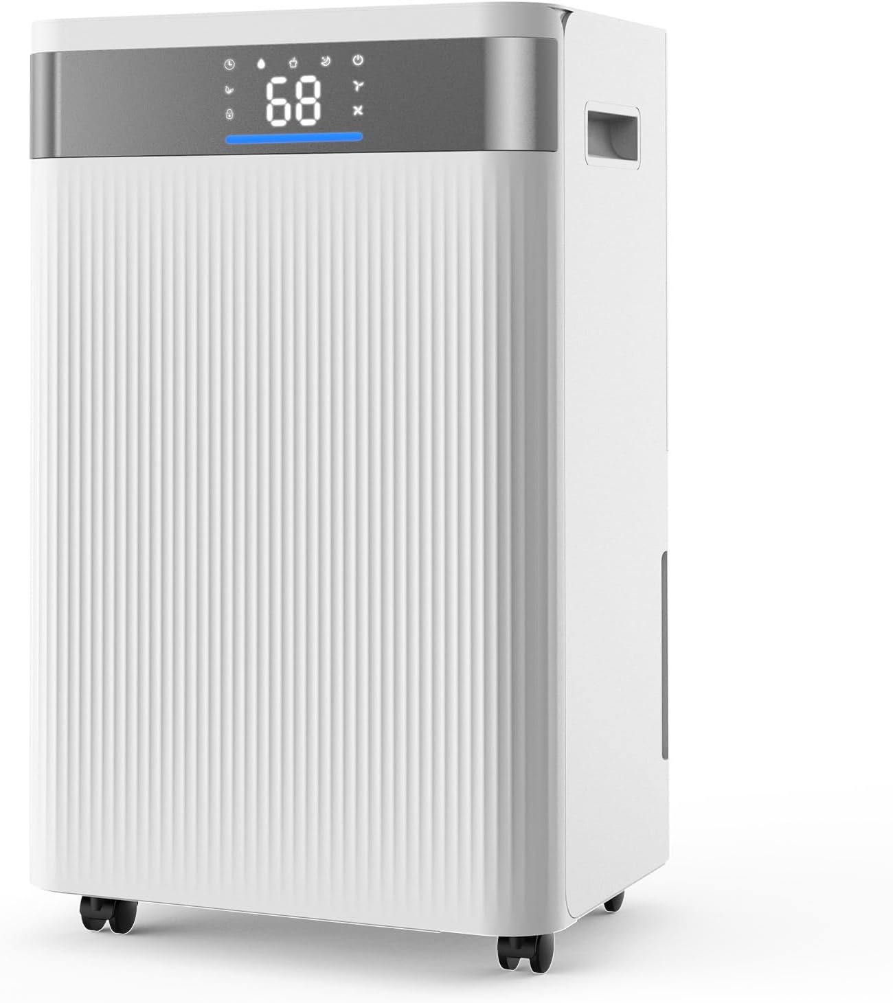 VEVOR 52 Pints Dehumidifier for Home & Basement, 4000 Sq.Ft Large Coverage, Drain Hose for Commercial & Industrial Use, Smart Humidity Control, Low Noise for Warehouses, Bathroom, Bedrooms & Storage