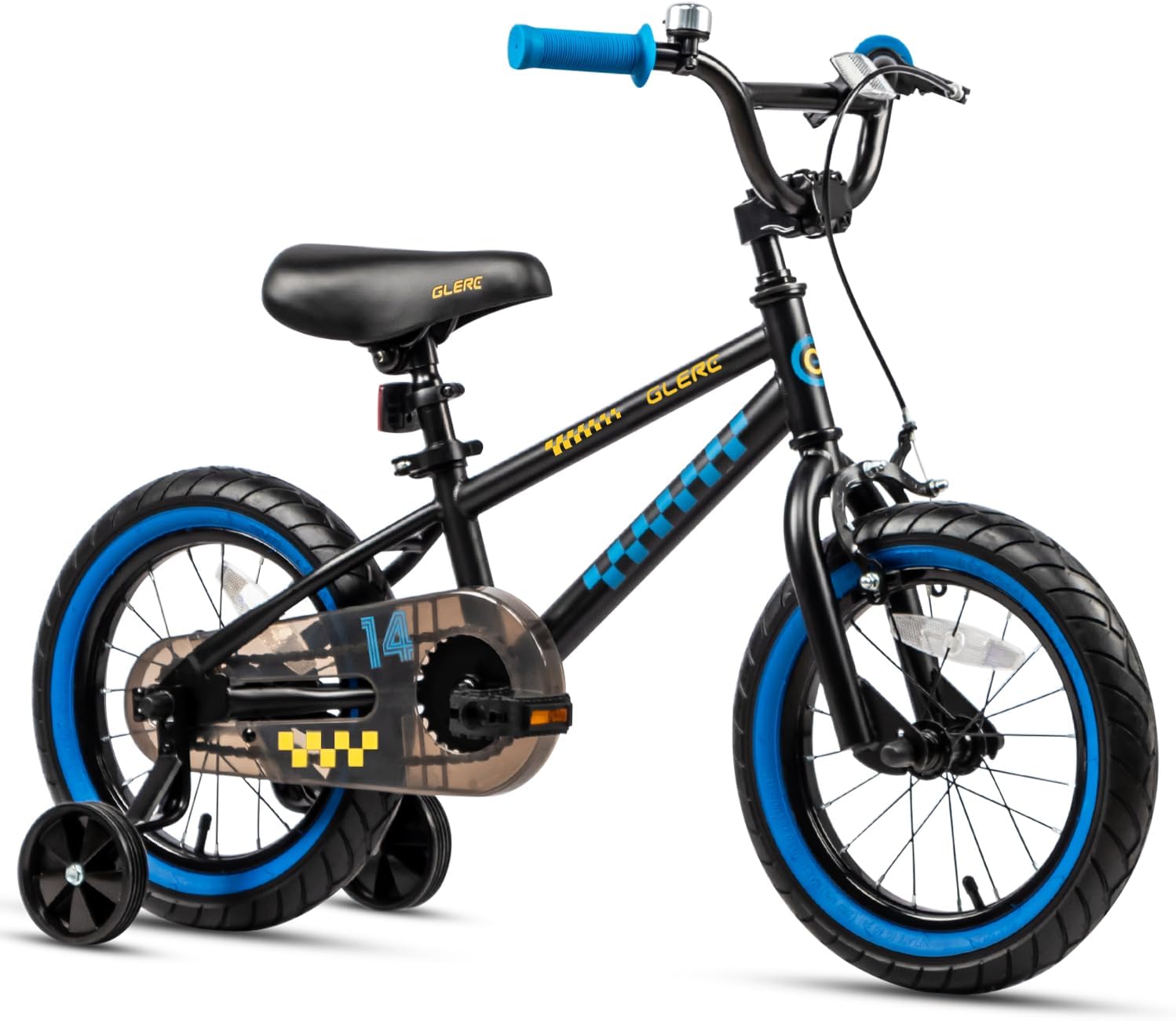 Glerc NuNu 12 14 16 Inch Kids Bike BMX Style for 2-8 Years Old Boys Girls, Toddler Bicycles with Training Wheels & Coaster Brake, Multiple Colors | Toddler Bicycles, Training Wheels, Coaster Brake, Toddler Bicycles, Training Wheels, Coaster Brake