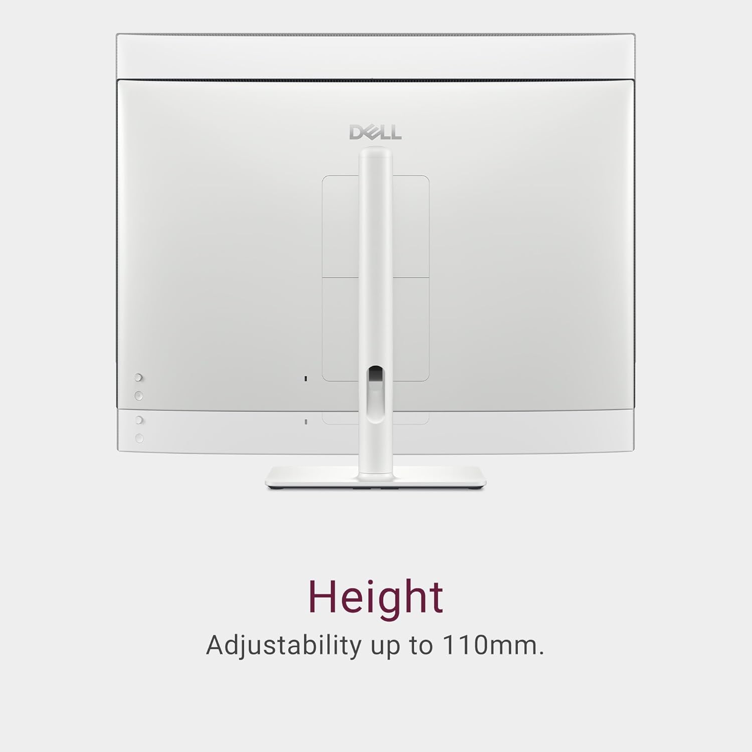 Dell 32 Plus 4K QD-OLED Monitor S3225QC - 31.6-inch (3840 x 2160) 120Hz 0.03ms Display, AI-Enhanced 3D Spatial Audio, Height/Tilt/Swivel/Slant Adjustment - Ash White