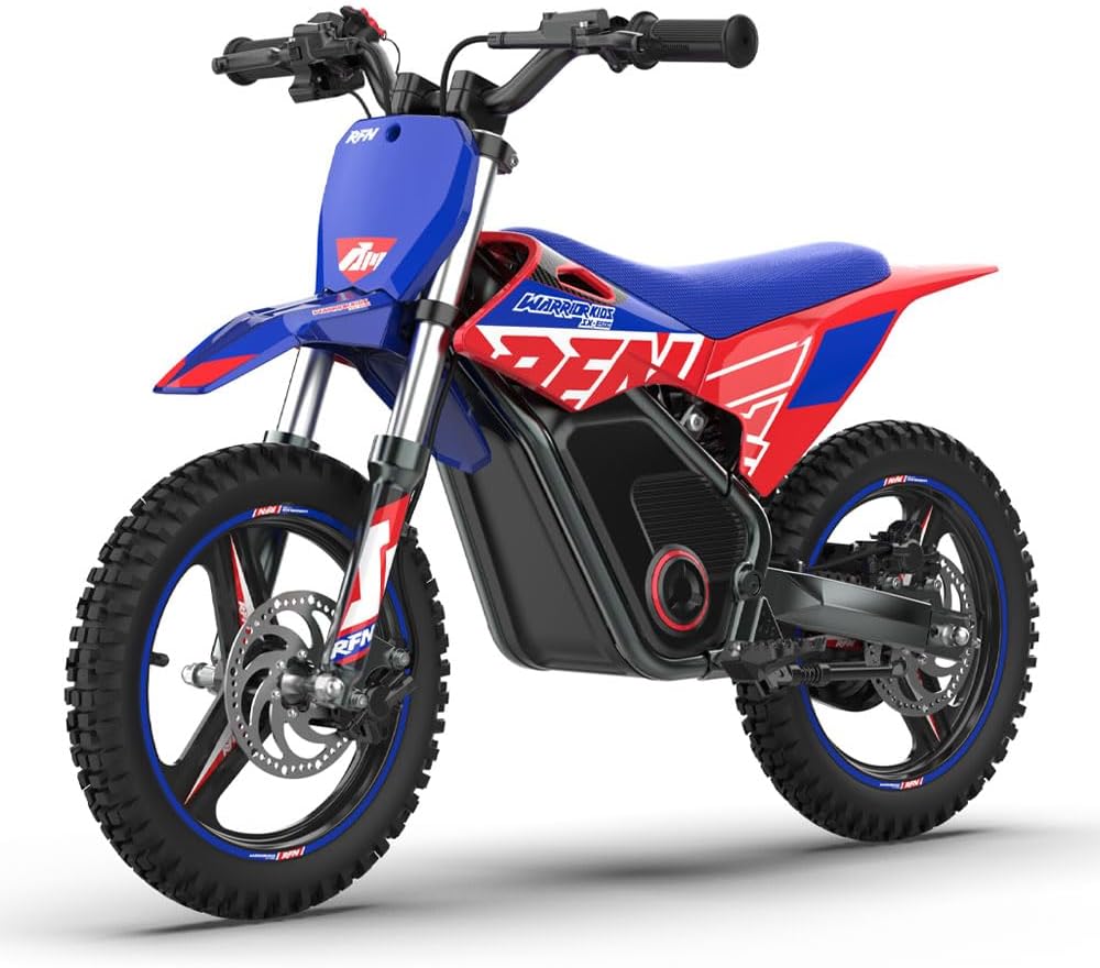 RFN SX-E500 36V Electric Bike, 700W Electric Motorcycle 21.7 mph Max Speed & 15.5 Mile Range, 3-Speed Electric-Dirt-Bike for Kids Ages 4-8