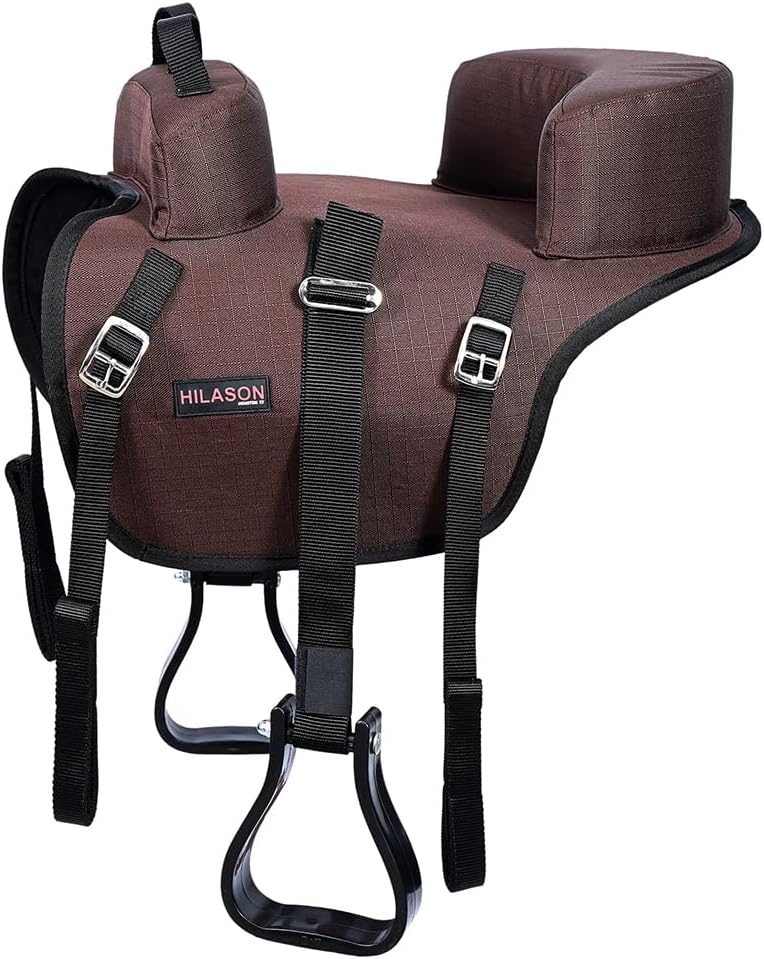 HILASON Western Horse Saddle Buddy Seat for Kids | Compatible with Horses Children Junior Equestrian