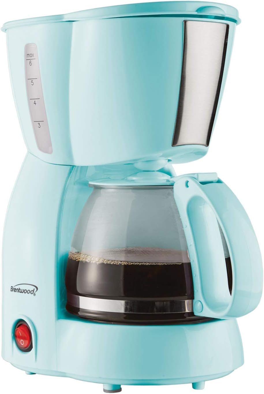 Brentwood TS-213BL 4 Cup Coffee Maker, Blue (Pack of 4)