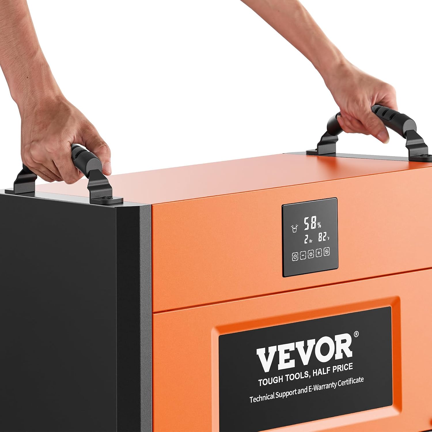 VEVOR 190 Pints Commercial Dehumidifier with Drain Hose for Crawl Spaces, Basements Warehouse & Job Sites, Large Capacity Dehumidifier for Water Damage Restoration, Auto Defrost, CSA Listed