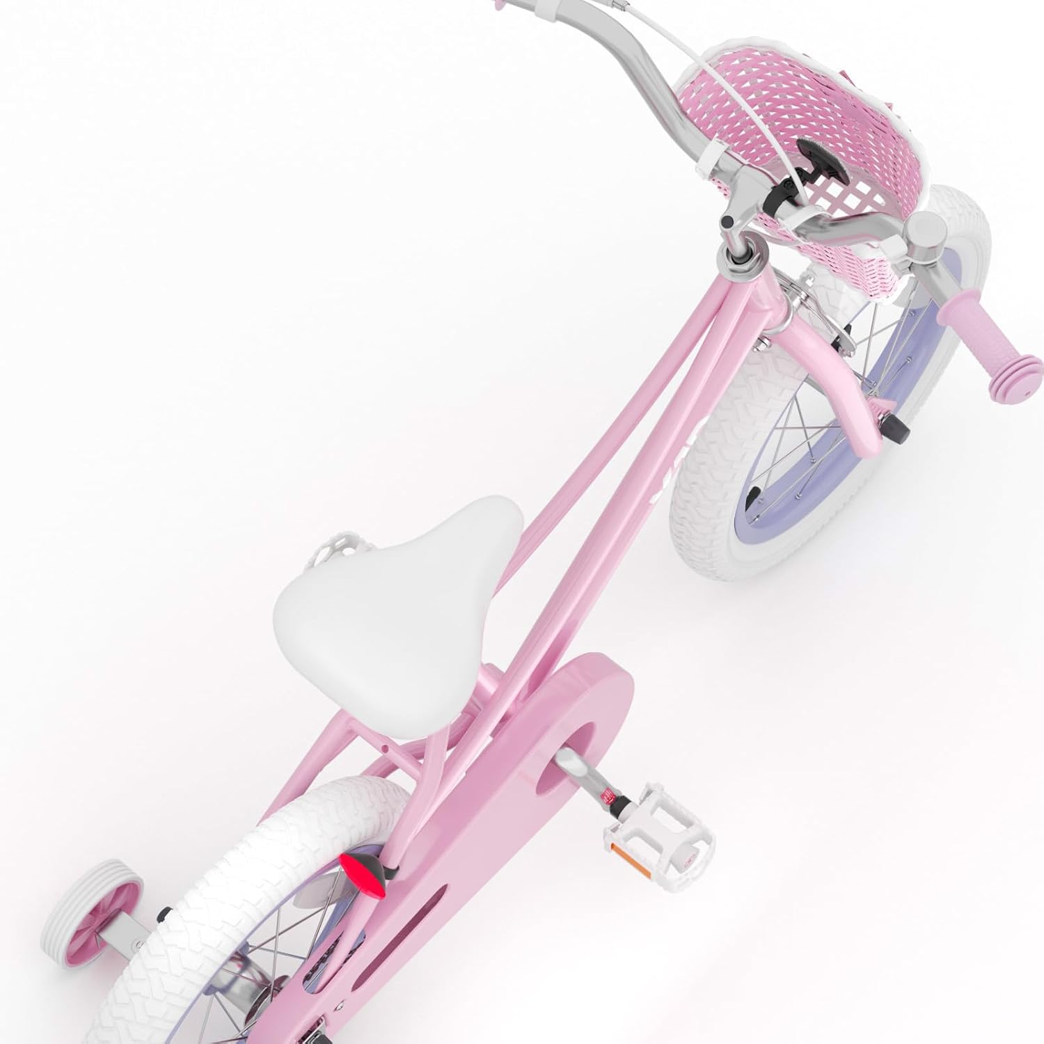 XJD Girls Bike for 2-12 Years Old Kids 12 14 16 20 Inch Toddler Bike,Retro Style Kids Bike with Training Wheels, 20 Inch Girl Bicycle with Kickstand