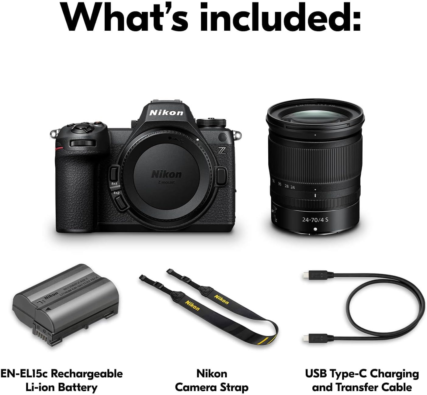 Nikon Z6 III with 24-70mm f/4 Lens | Full-Frame mirrorless Stills/Video Camera with 6K/60p Internal RAW Recording | Nikon USA Model