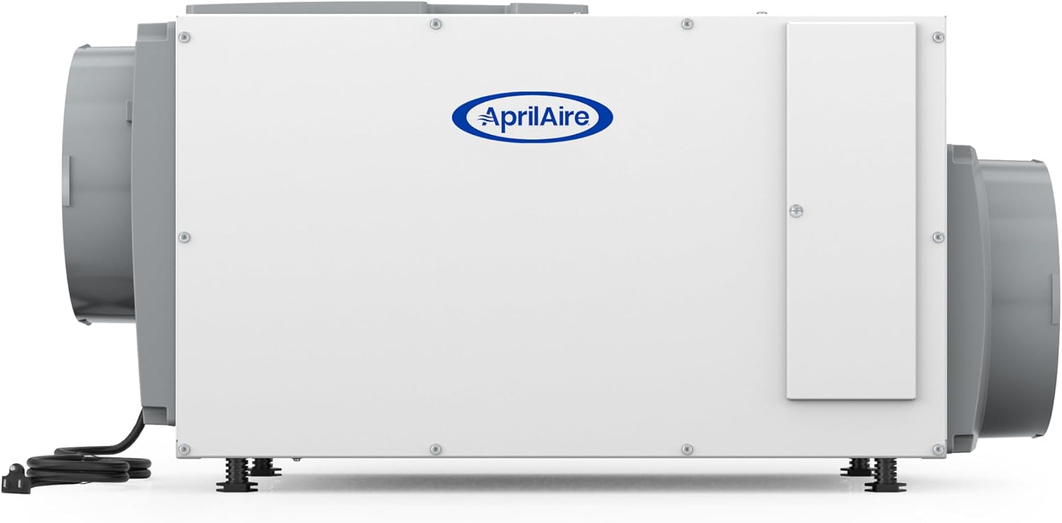 AprilAire E100 Pro 100-Pint Whole-House Dehumidifier, Energy Star Certified, Commercial-Grade Whole-Home Dehumidifier for Basement, Crawlspace, or Whole House up to 5,500 sq. ft.