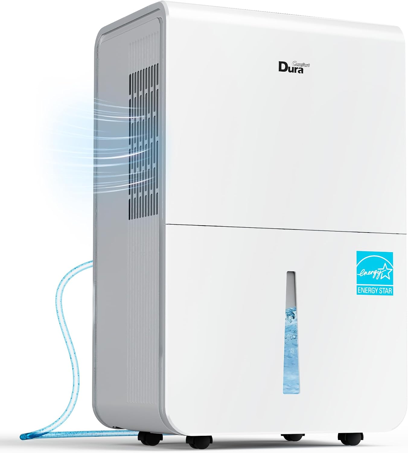DuraComfort Dehumidifier for Basement Home with Pump,4500 Sq.ft 50 Pints With WiFi