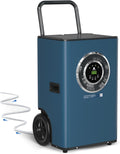 ARGENDON 170 Pints Commercial Dehumidifier with Pump and Drain Hose for Large Spaces up to 2100 sq.ft, Basement Dehumidifiers for Water Damage Restoration, Industry Use, 5-Years Warranty