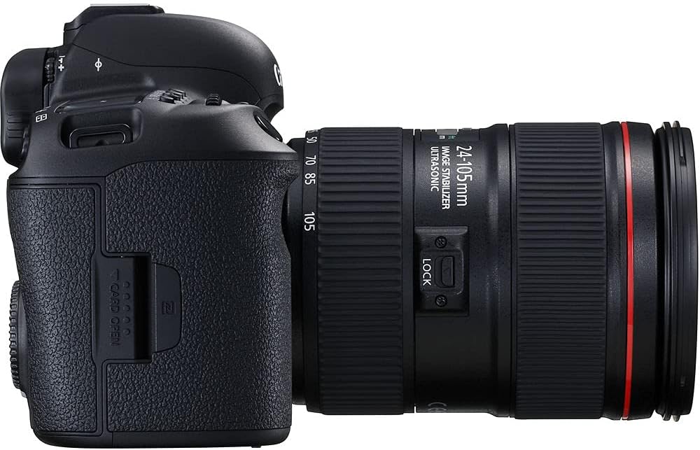 Canon EOS 5D Mark IV DSLR Camera with EF 24-105mm f/4L is II USM Lens | Full-Frame 30.4MP, 4K Video, Dual Pixel CMOS AF | Professional Photography Kit (1483C010) + Canon Shoulder Bag + 64GB Card