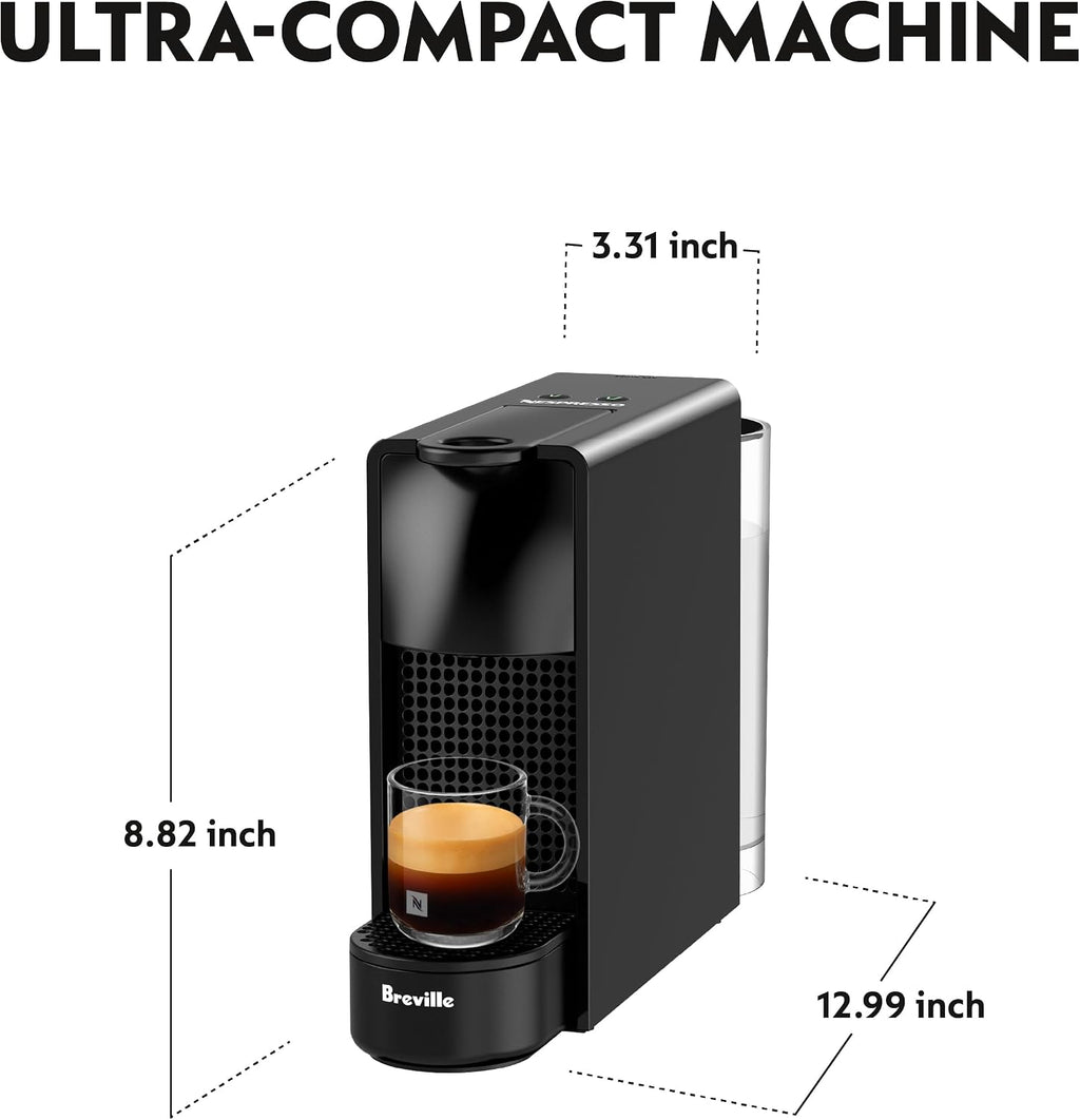 Nespresso Essenza Mini Espresso Machine by Breville, Piano Black