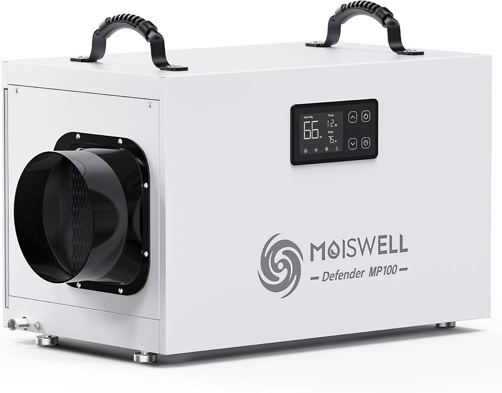 235 Pints Commercial Dehumidifier with Pump Crawl Space Dehumidifiers for Basement with Drain Hose Water Damage Restoration Unit Ideal for up to 8,000 sq ft Industrial and Job Sites