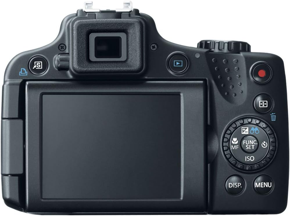 Canon PowerShot SX50 HS 12MP Digital Camera with 2.8-Inch LCD (Black) (Renewed)