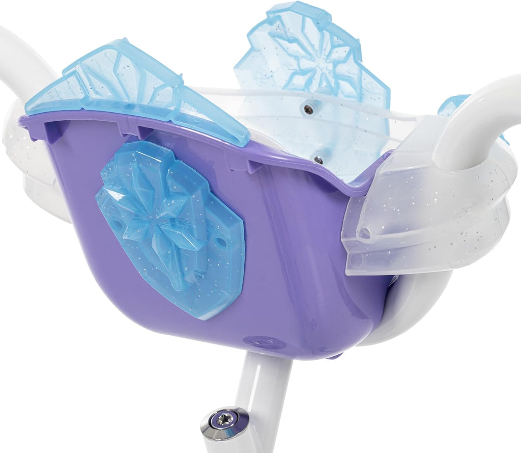 Huffy Disney Girls' Bikes, 12/16 Inch Sizes, Ages 3+ Years Old, Disney Princess, Minnie Mouse, Frozen Bicycles, Characters, Removable Training Wheels, Streamers, Easy Assembly, Durable, Safe