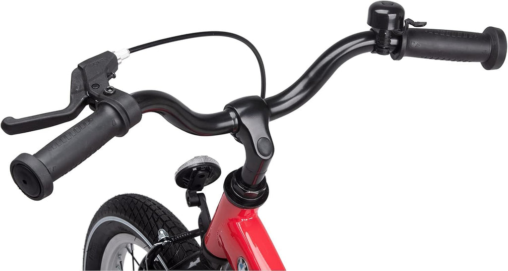 RASTAR BMW 14 Inch Toddler Bike with Training Wheels for Boys and Girls Age 3-7, a Valuable Outdoor Gift of Kids Light Weight Bicycle for Children 3 4 5 6 7 Years Old, Red