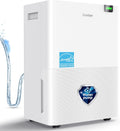 Gasbye Energy Star 2026 Dehumidifier with [𝗥𝗲𝗽𝗹𝗮𝗰𝗲𝗮𝗯𝗹𝗲 Pump] for Basement – [44dB Quiet, Easy to Clean & Clog-Free], Max 75 Pints/Day, 16.5ft Drain Hose, Auto Shut-Off, Auto Restart, White