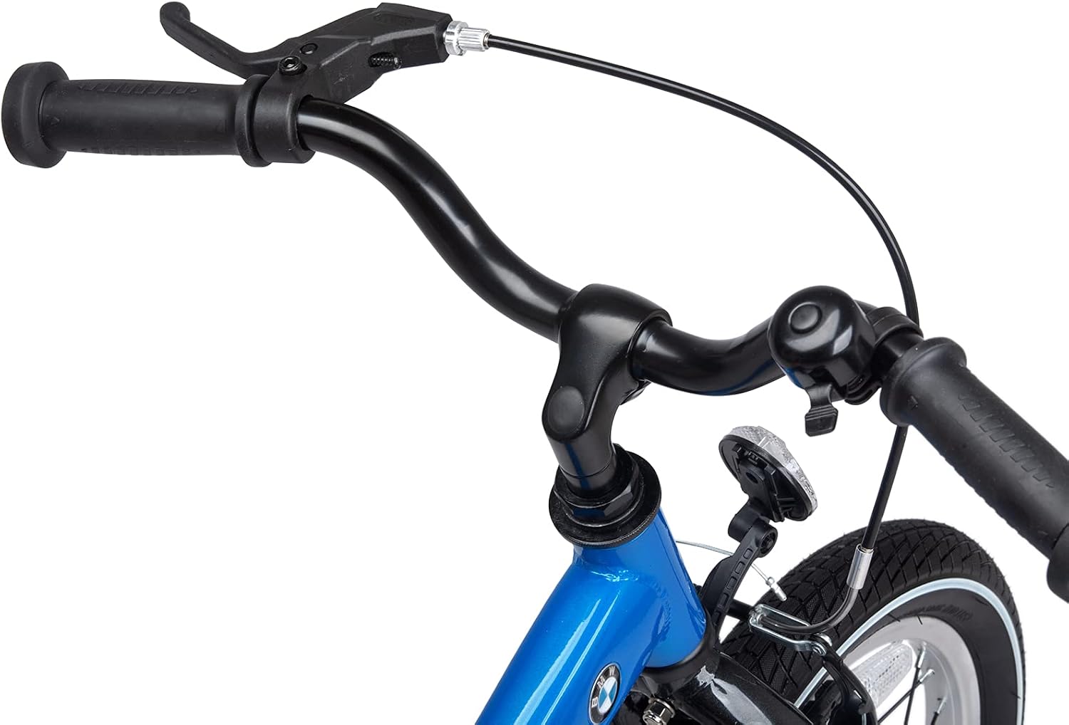 RASTAR BMW 14 Inch Toddler Bike with Training Wheels for Boys and Girls Age 3-7, a Valuable Outdoor Gift of Kids Light Weight Bicycle for Children 3 4 5 6 7 Years Old, Cordoba Blue