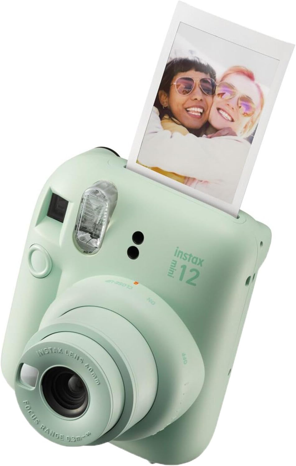 FUJIFILM INSTAX MINI 12 Film Camera Mint Green Bundle with Instant Film- 20 Photo Sheets with Camera Case and Accessories Ideal Gift for Kids, Teenage Girl & Adults